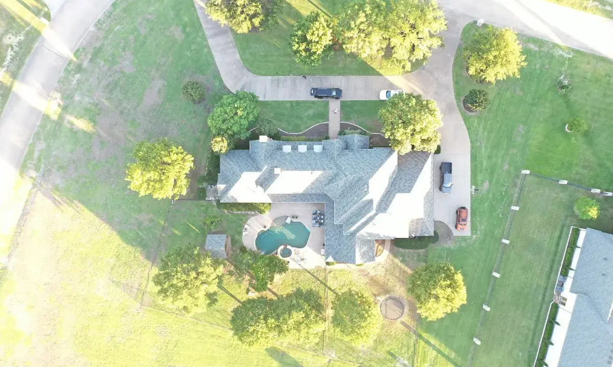 New shingle roof installation on a home in Desert Hot Springs